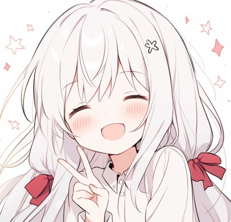 ảnh anime cười 14