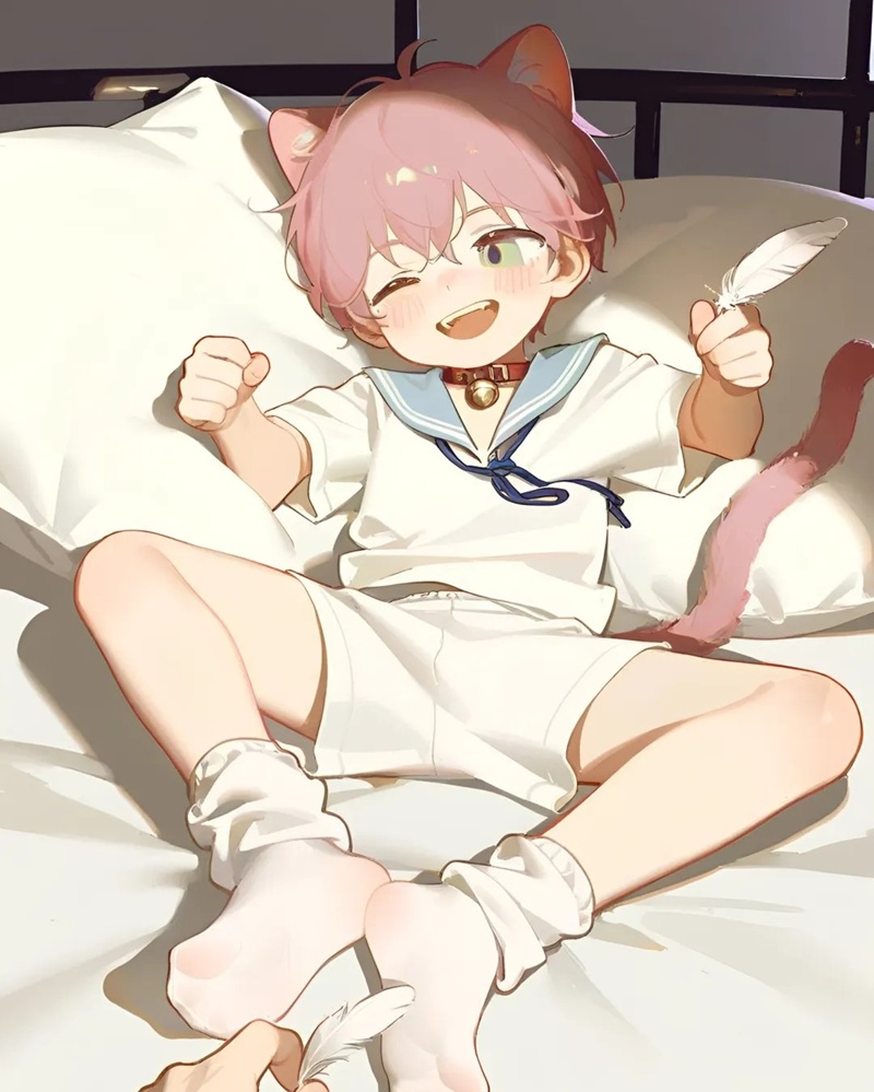 ảnh anime cười 22