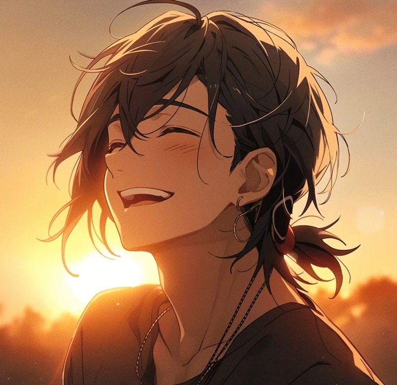 ảnh anime cười 27