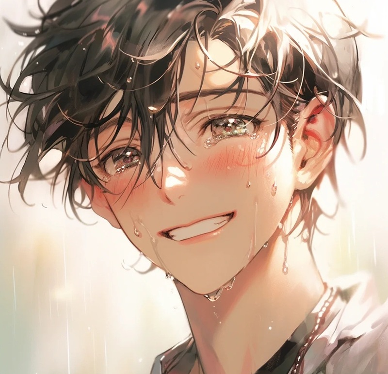ảnh anime cười 30