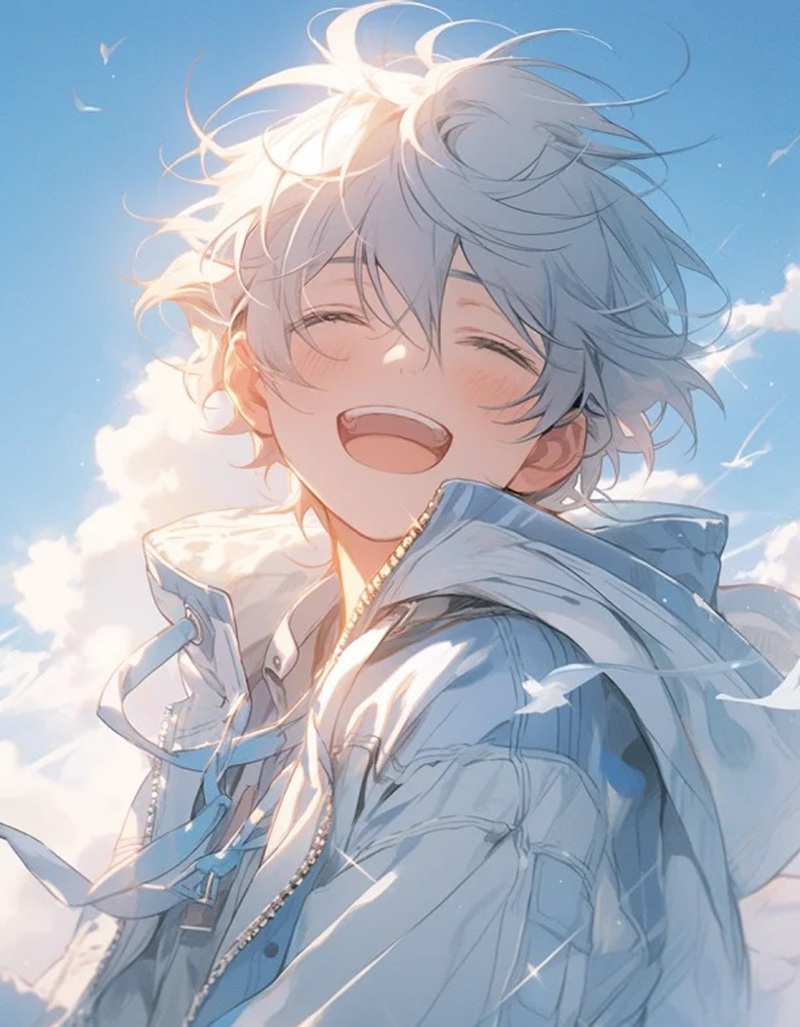 ảnh anime cười 39