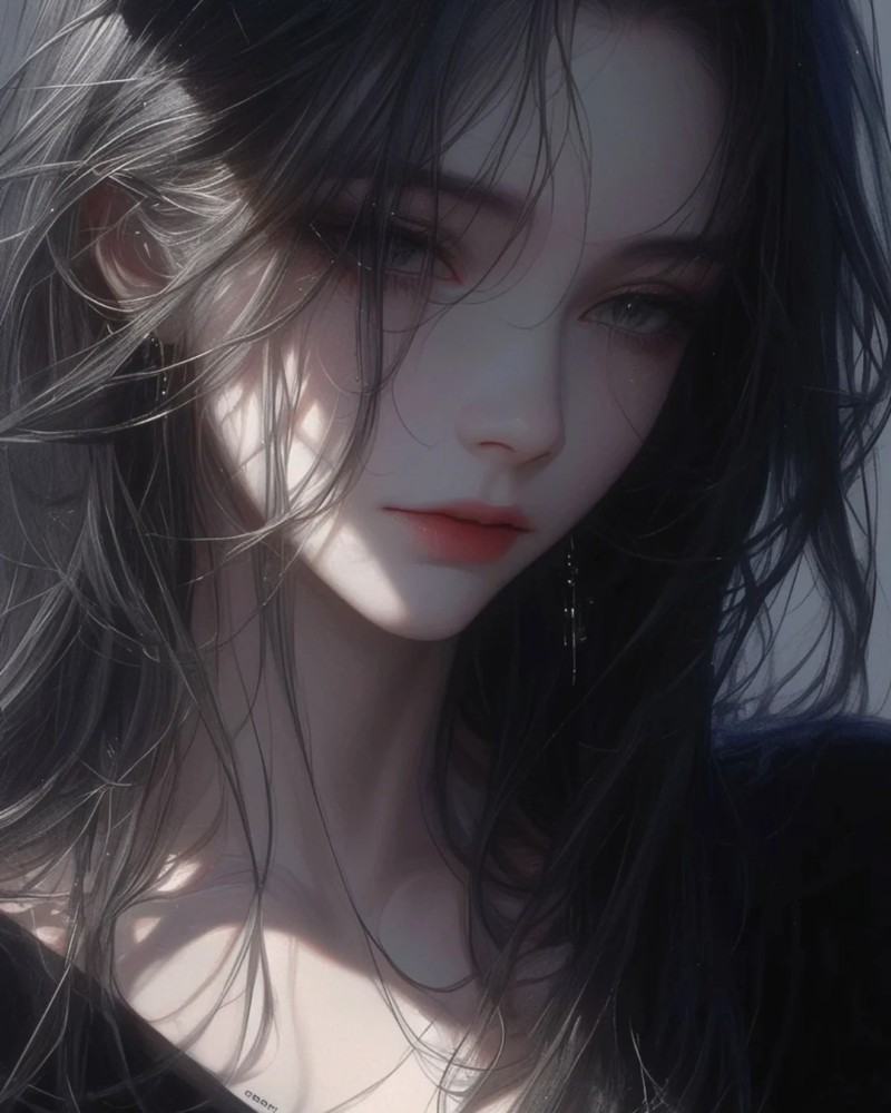 ảnh anime girl lạnh lùng vô cảm 1