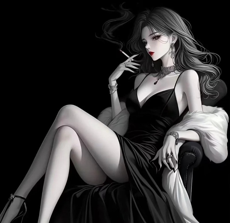 ảnh anime girl lạnh lùng vô cảm 15