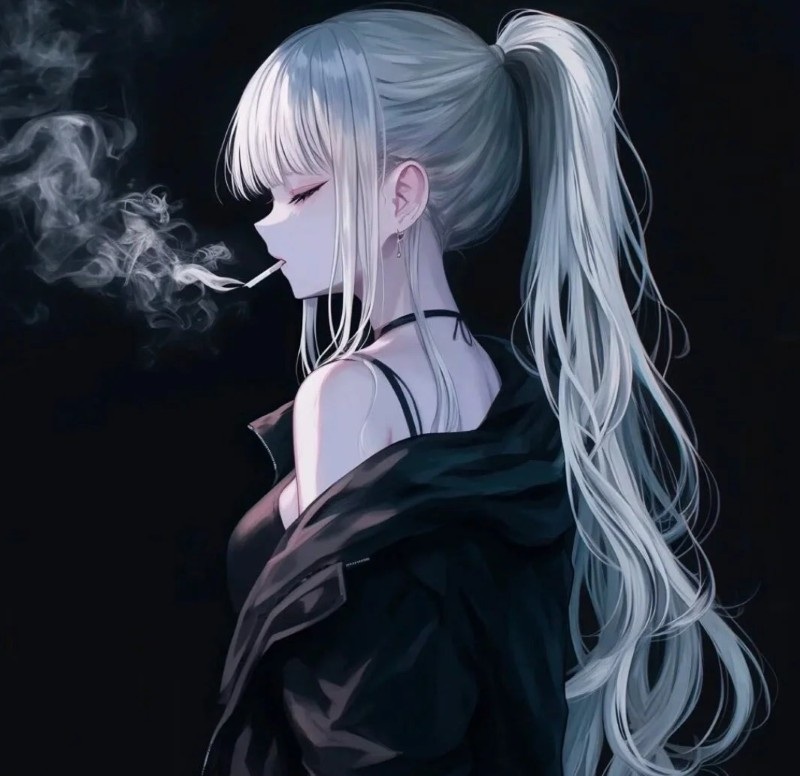 ảnh anime girl lạnh lùng vô cảm 21