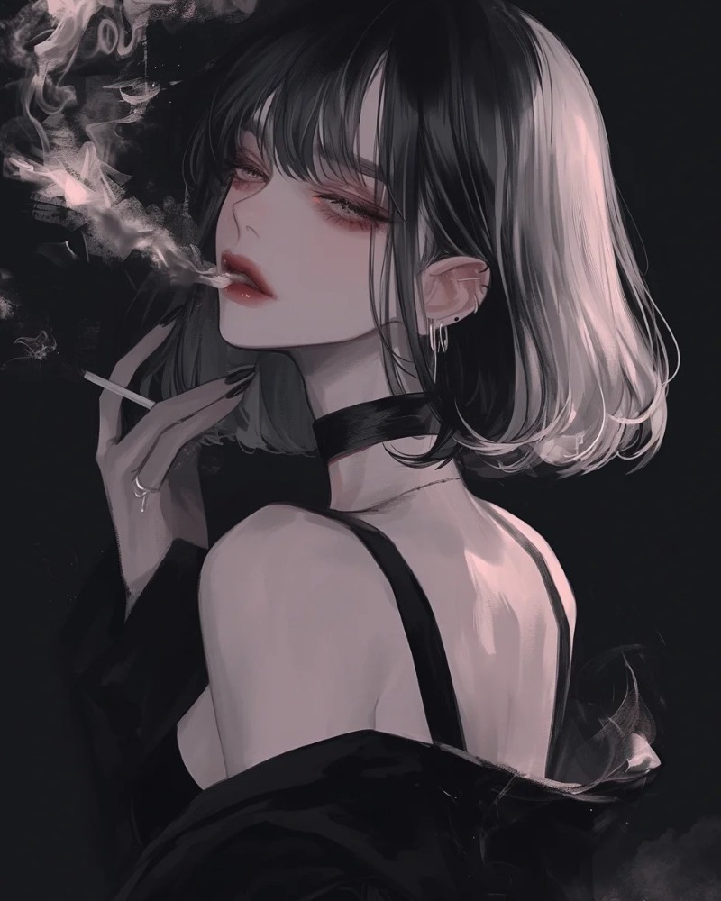 ảnh anime girl lạnh lùng vô cảm 3