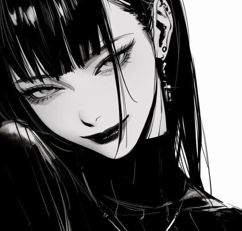 ảnh anime girl lạnh lùng vô cảm 38