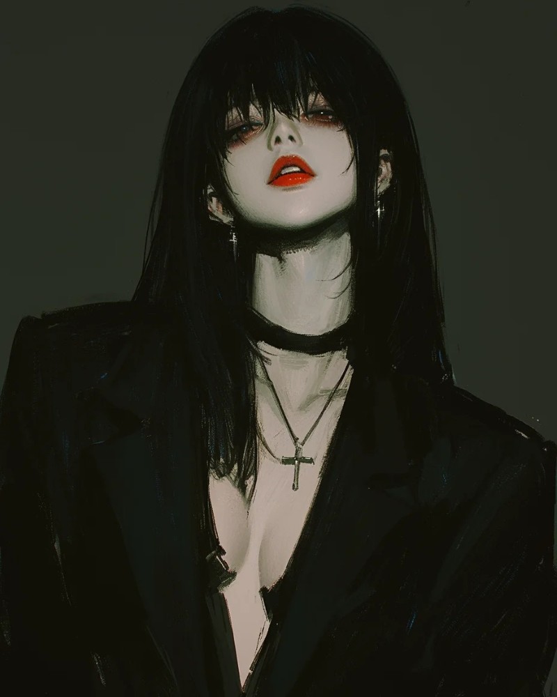 ảnh anime girl lạnh lùng vô cảm 7