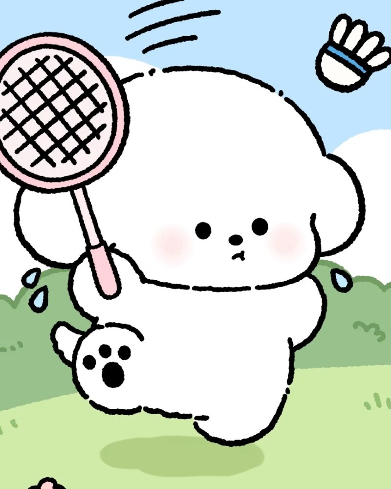 ảnh cầu lông cute 10