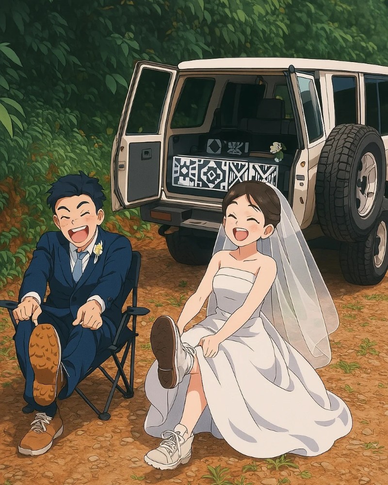 ảnh cưới anime 3