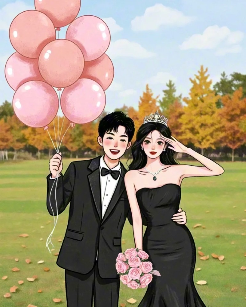 ảnh cưới anime 36