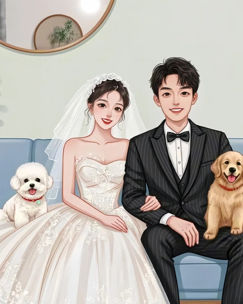ảnh cưới anime 4