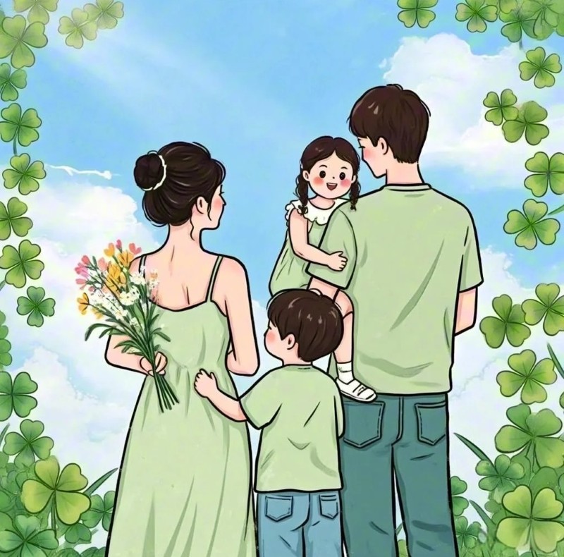 ảnh gia đình anime 14