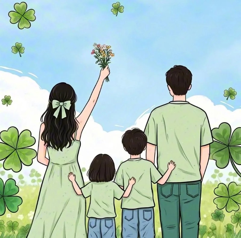 ảnh gia đình anime 15