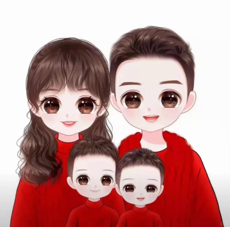 ảnh gia đình anime 16