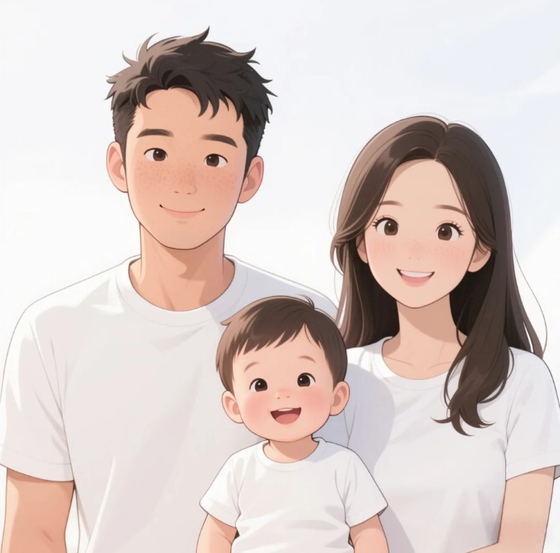 ảnh gia đình anime 21