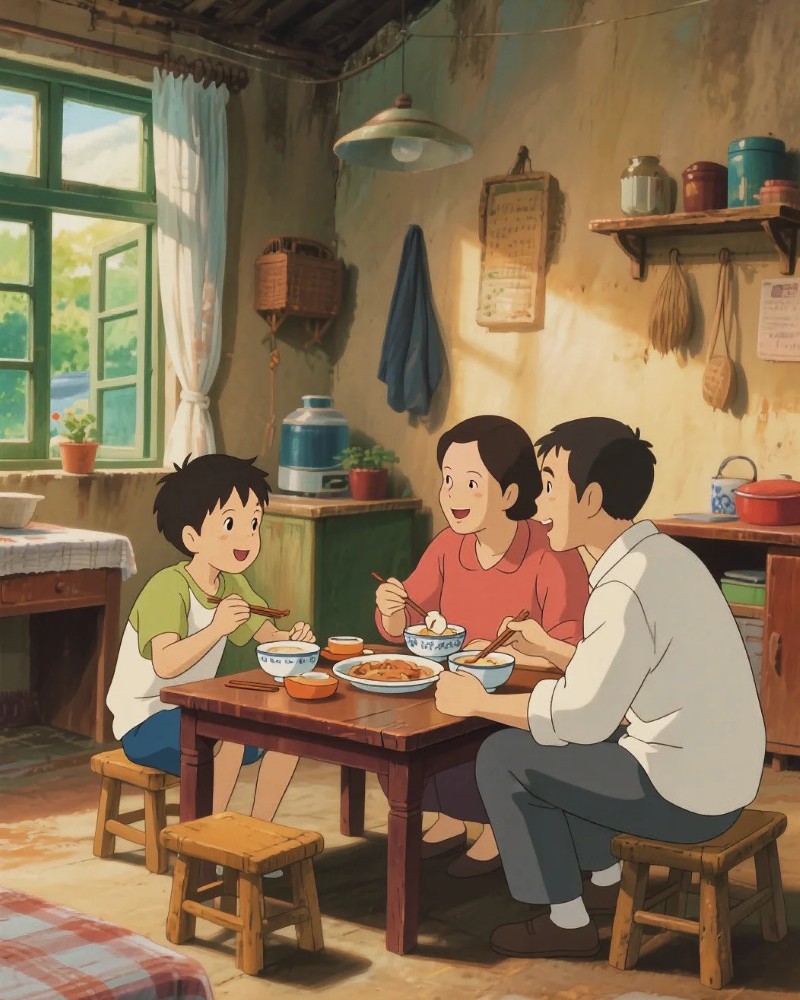 ảnh gia đình anime 22