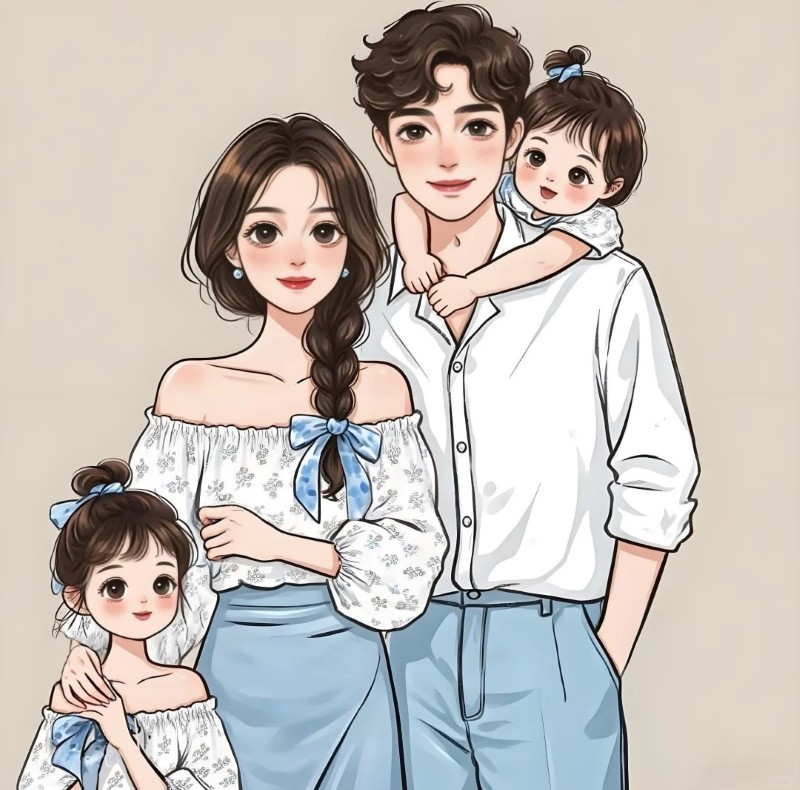 ảnh gia đình ani26me 