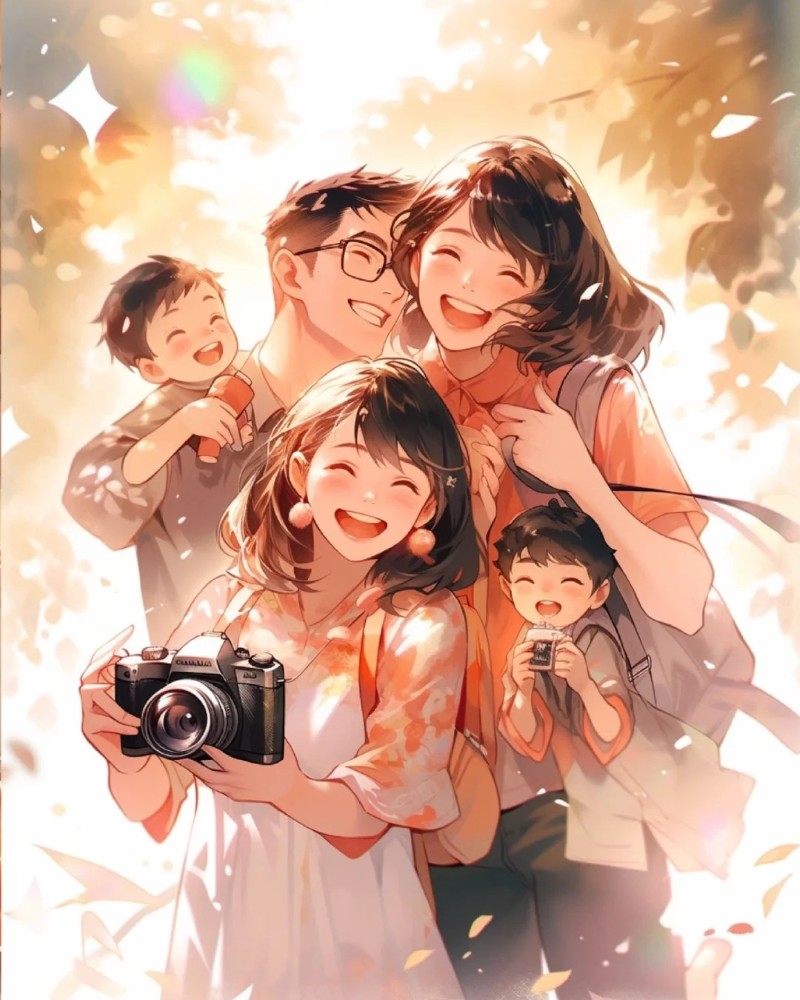 ảnh gia đình anime 35