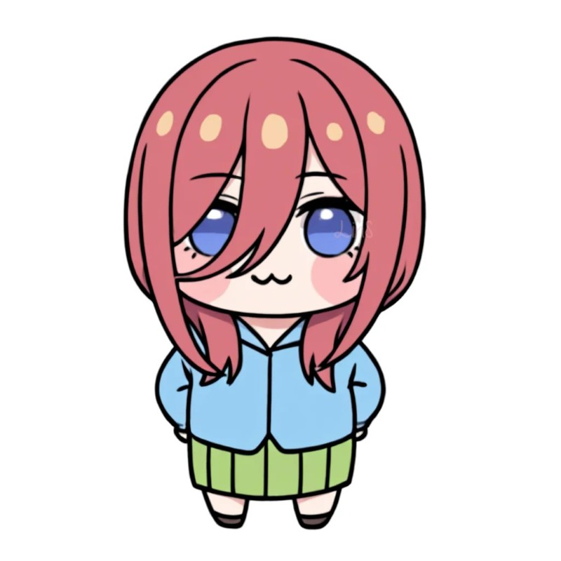 ảnh miku nakano chibi 14