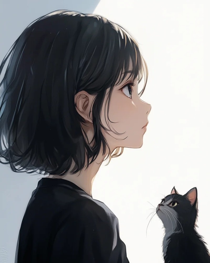 anime girl tóc ngắn 14