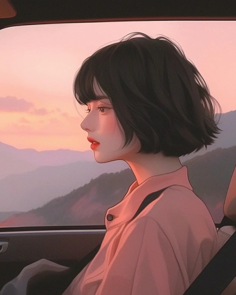 anime girl tóc ngắn 27