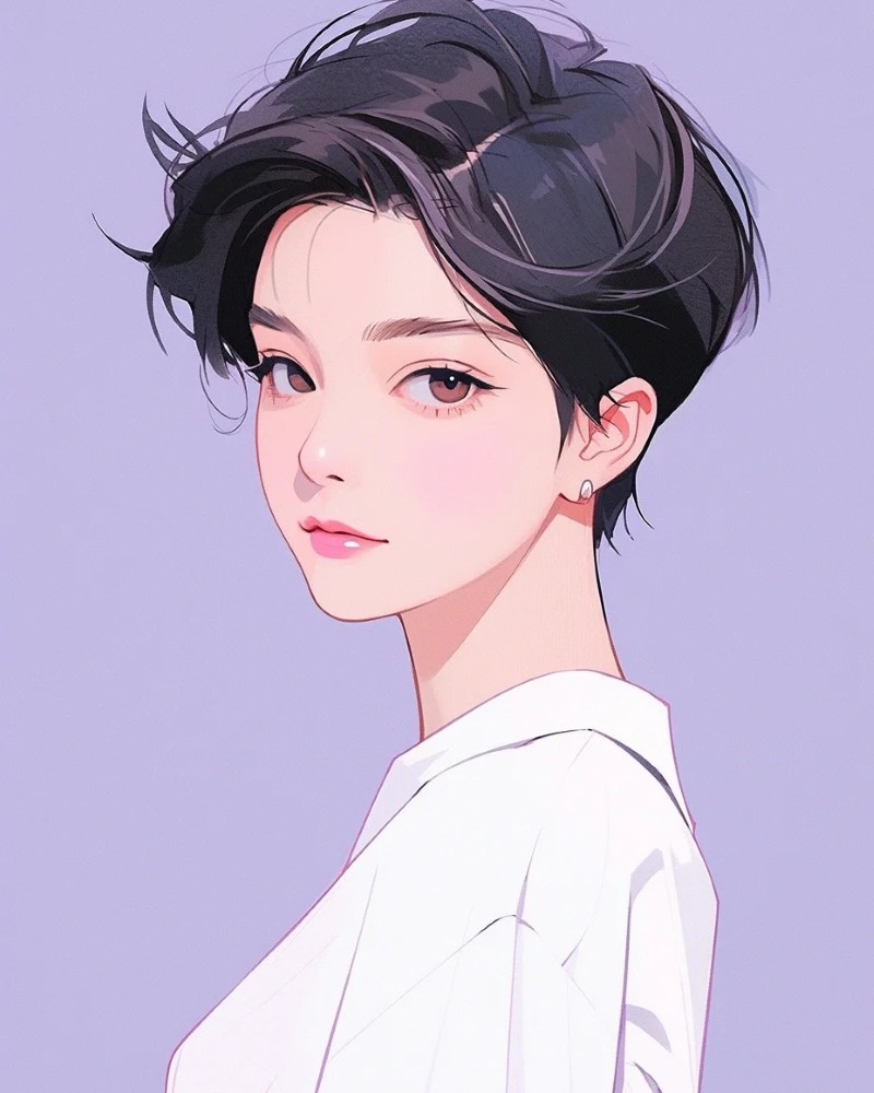 anime girl tóc ngắn 3