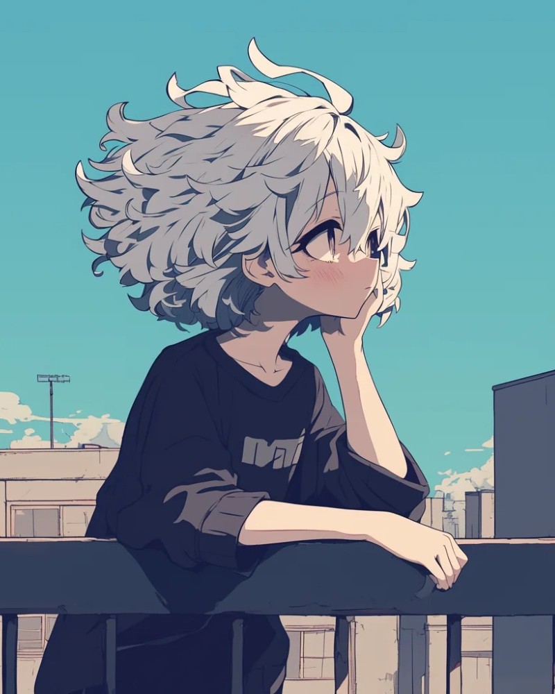 anime girl tóc ngắn 42