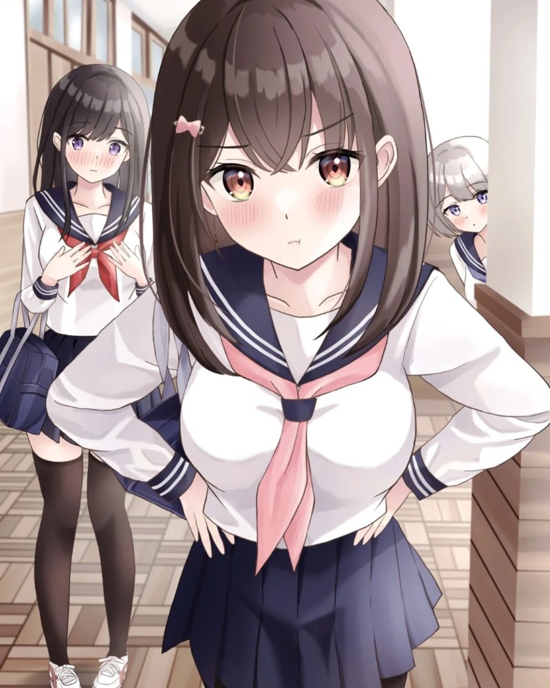 anime girl tóc ngắn 47