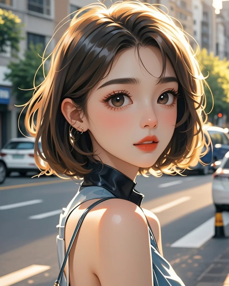 anime girl tóc ngắn 5