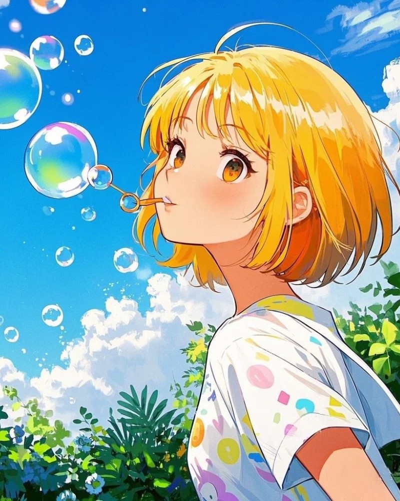 anime girl tóc ngắn 8