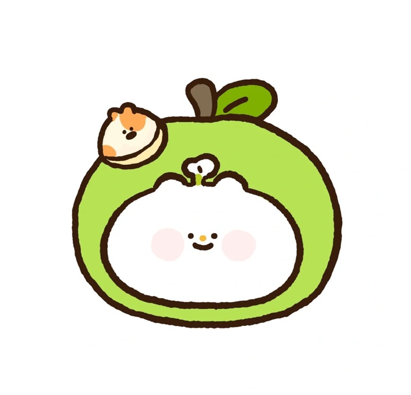 avatar quả bơ cute 15 