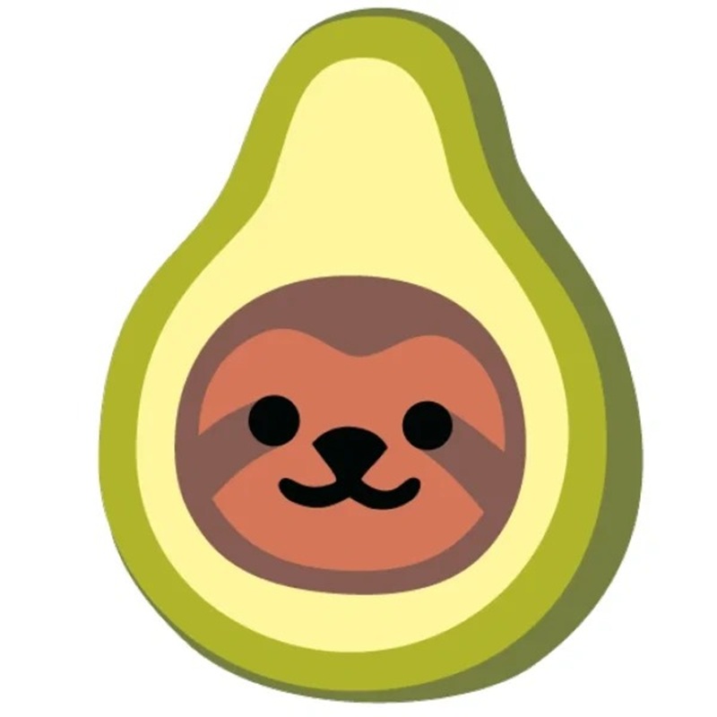 avatar quả bơ cute 19