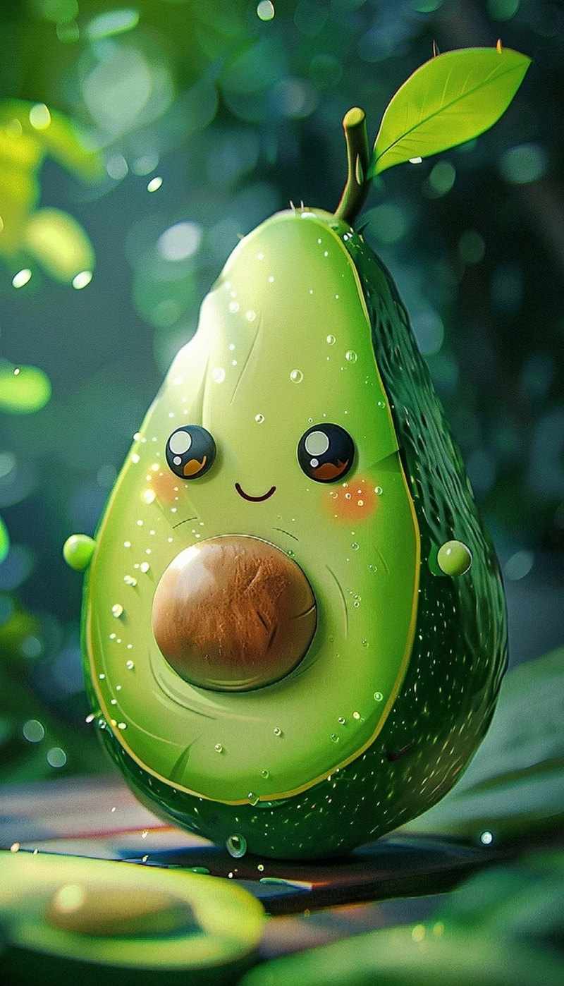 avatar quả bơ cute 23