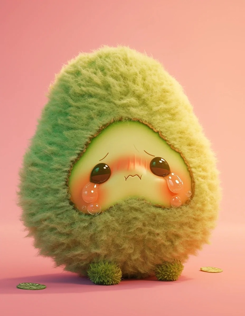 avatar quả bơ cute 35