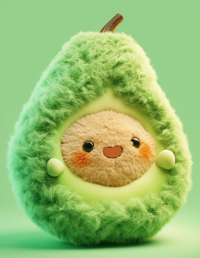avatar quả bơ cute 36