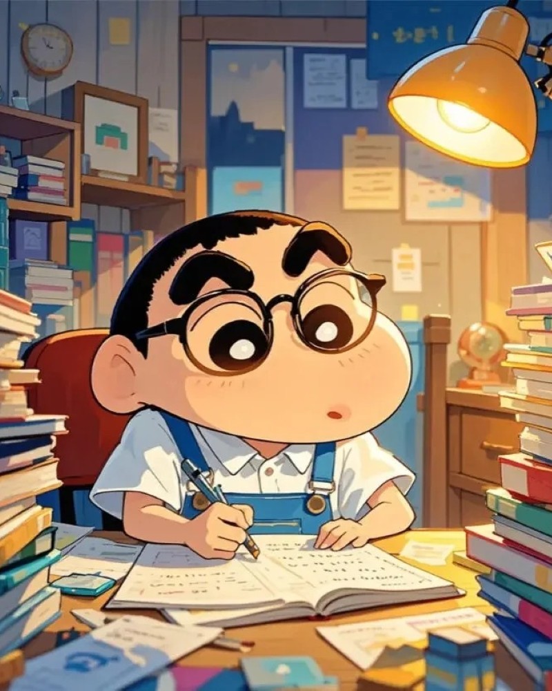 hình ảnh học tập chăm chỉ anime