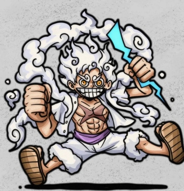 hình ảnh luffy cực ngầu gear 6