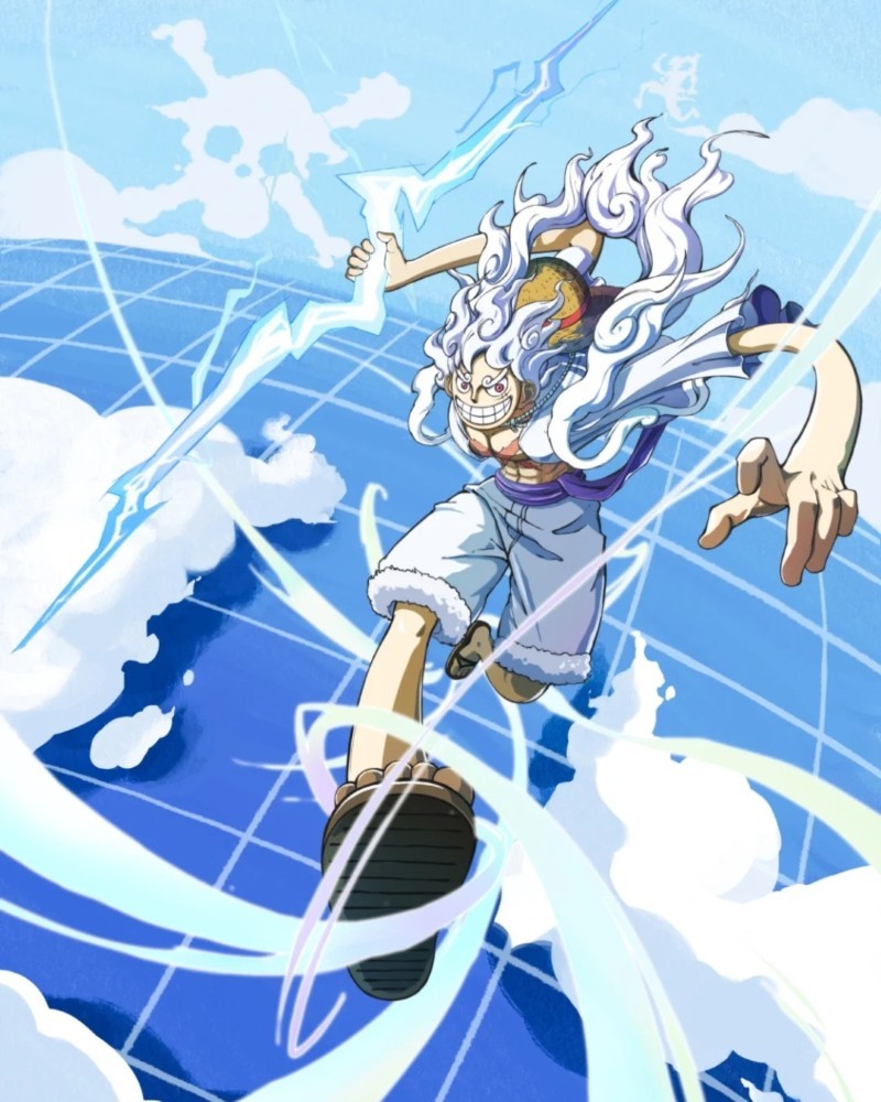 hình ảnh luffy gear 100 40