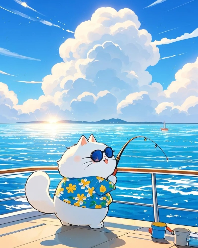 hình mèo anime 19