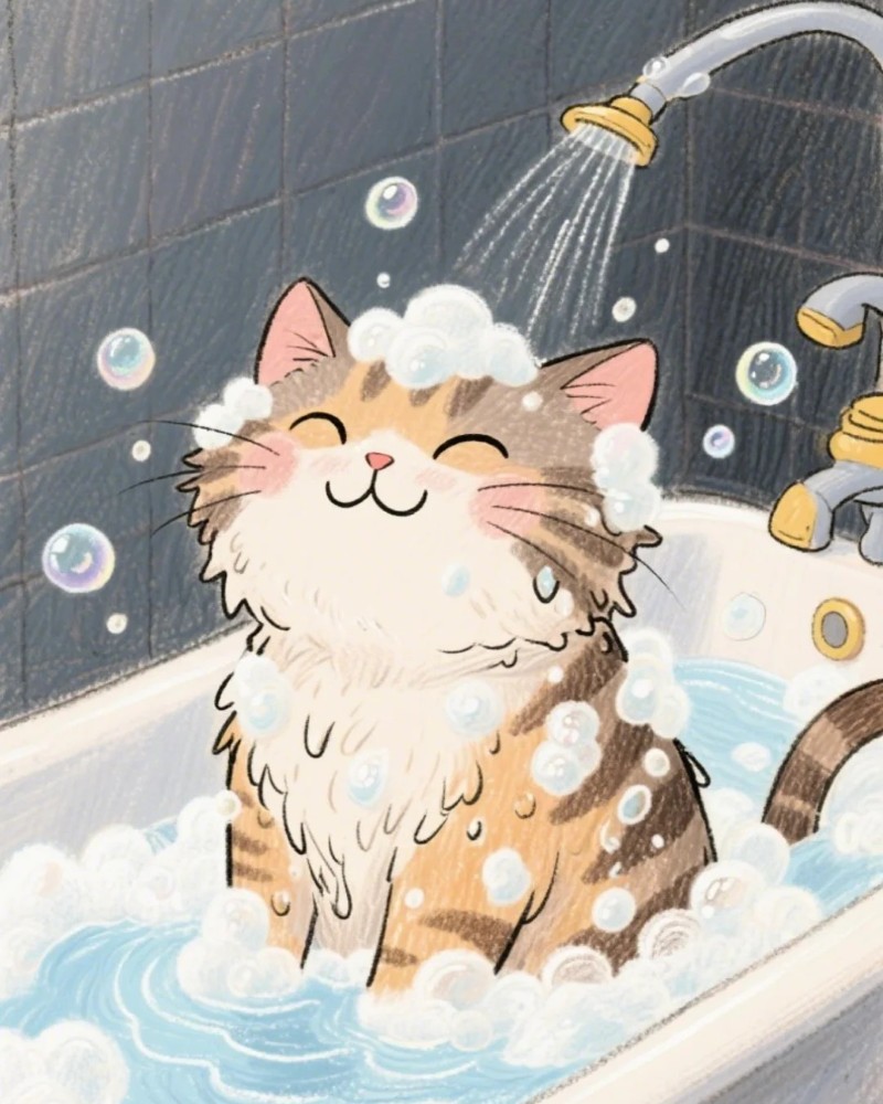 hình mèo anime dễ thương