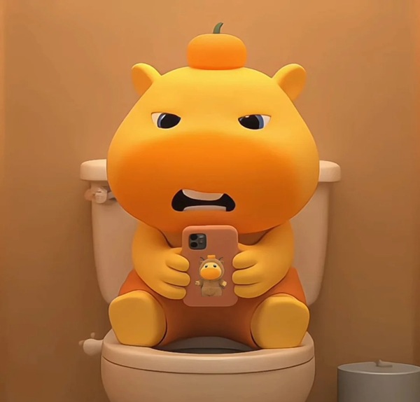 hình nền capybara cute chibi 42