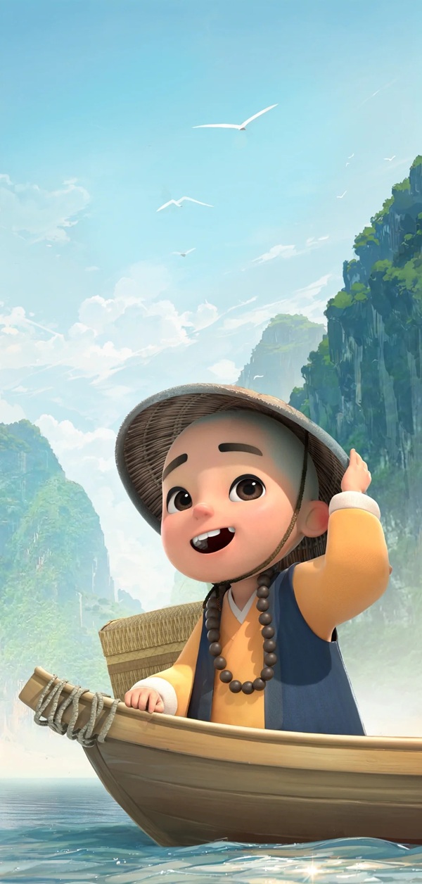hình nền chú tiều 8