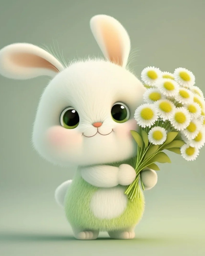 hình nền con thỏ cute 10