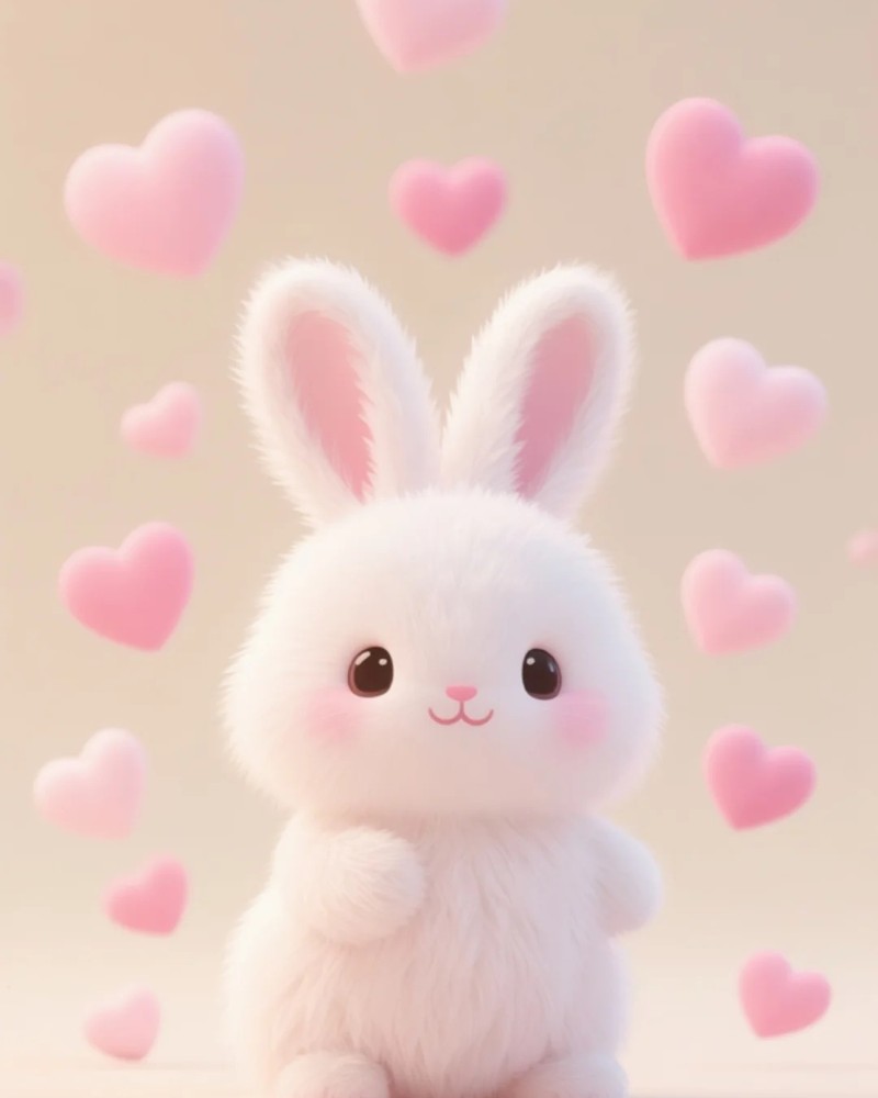 hình nền con thỏ cute 31