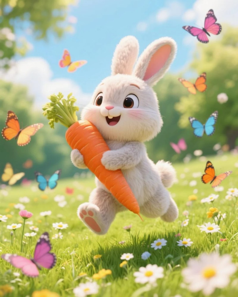 hình nền con thỏ cute 37