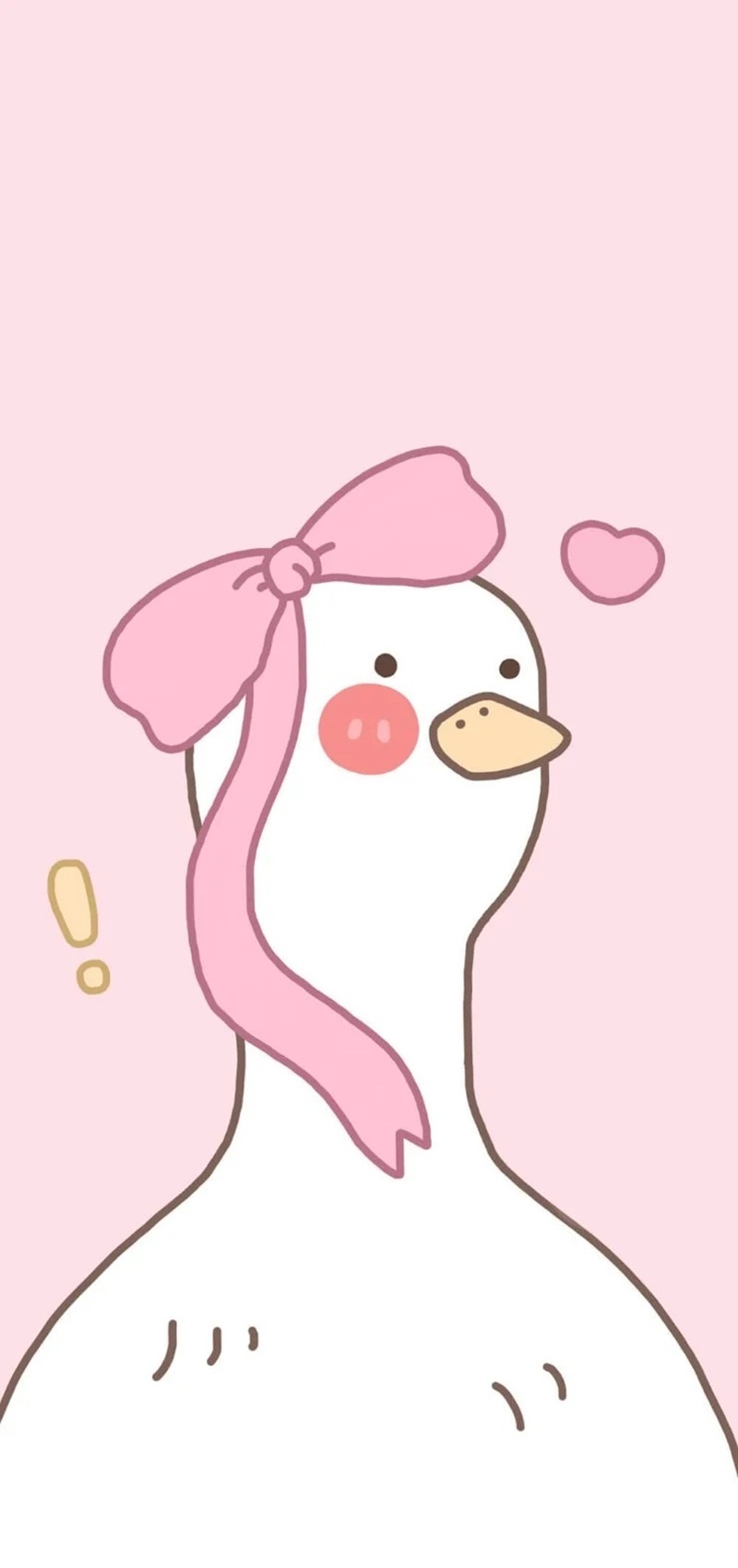hình nền con vịt trắng cute 21