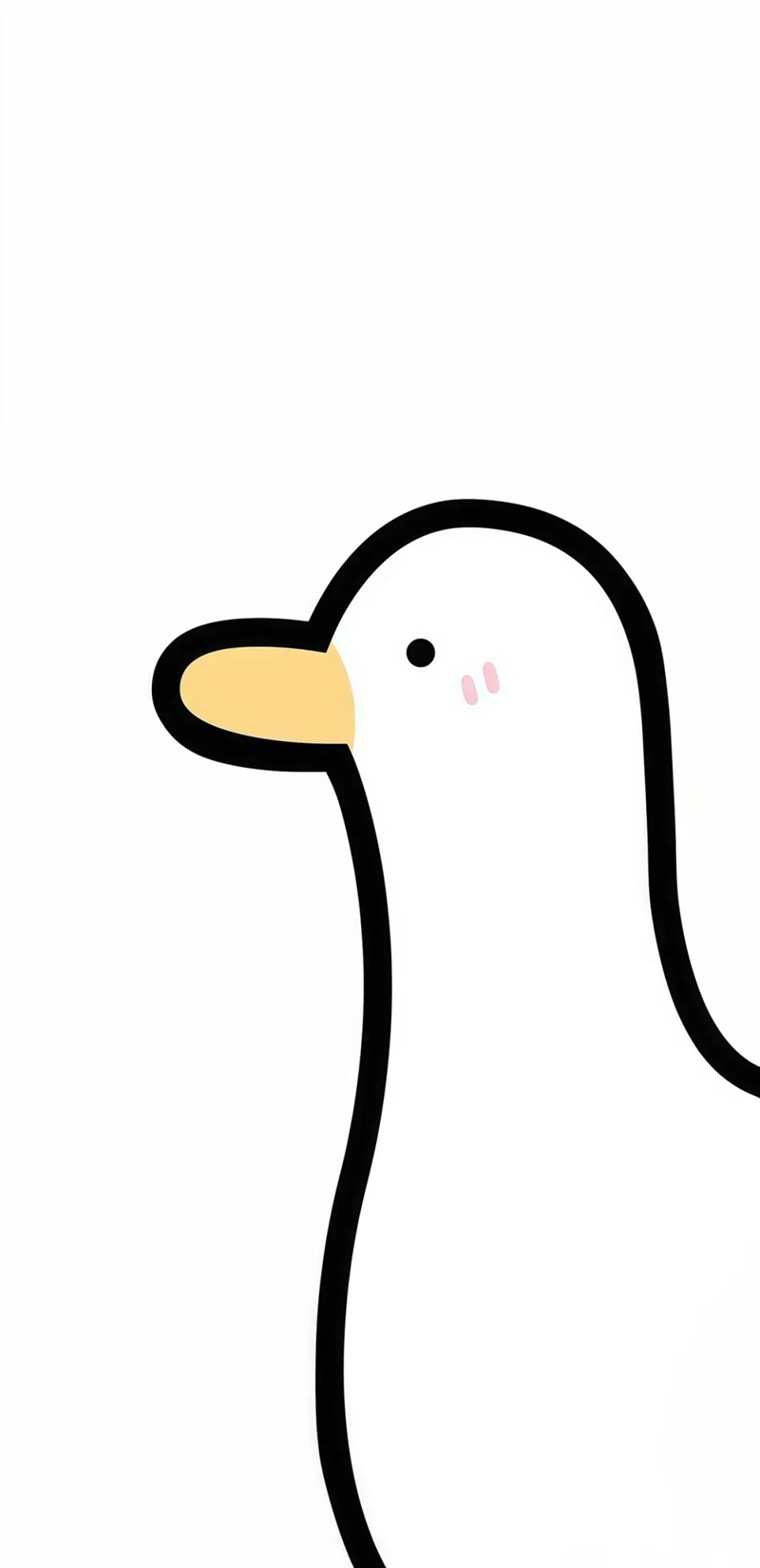 hình nền con vịt trắng cute 24