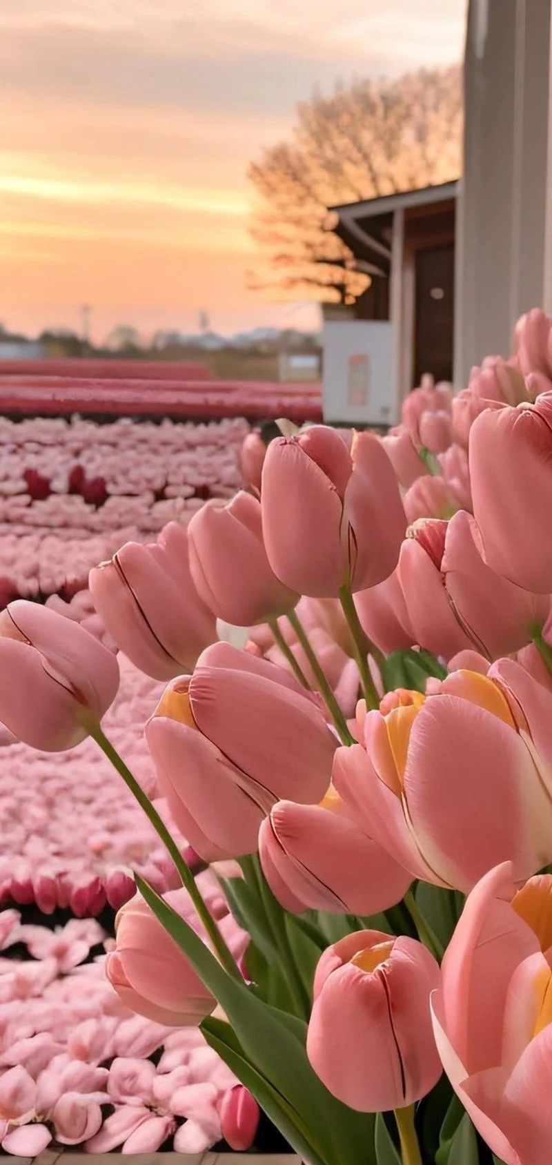 hình nền hoa tulip hồng 32
