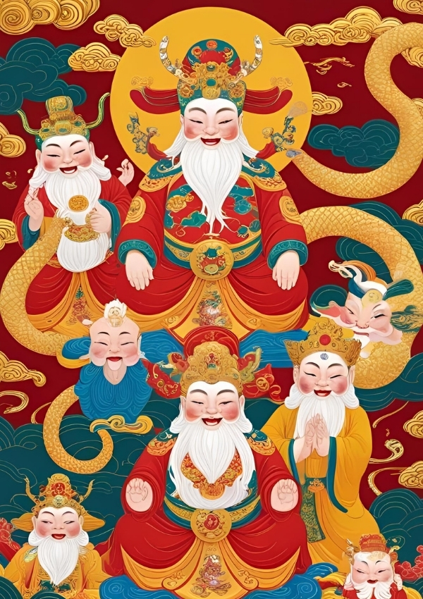 hình nền ngũ lộ thần tài 1
