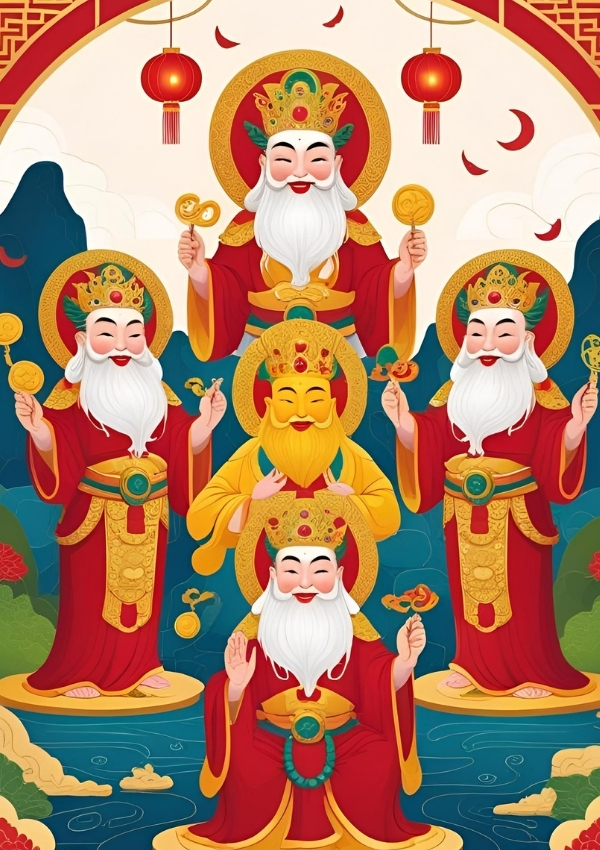 hình nền ngũ lộ thần tài 10